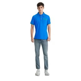 Design short-sleeve reverse collar polo shirt custom-made colored blue polo shirt school uniform three button design Derry International School uniform manufacturer SU328 Design short-sleeve reverse collar polo shirt custom-made colored blue polo shirt school uniform three button design Derry International School uniform manufacturer SU328